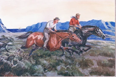 Del naufragio, de Poemas de Adam Lindsay Gordon publicado por T. N. Foulis, 1912